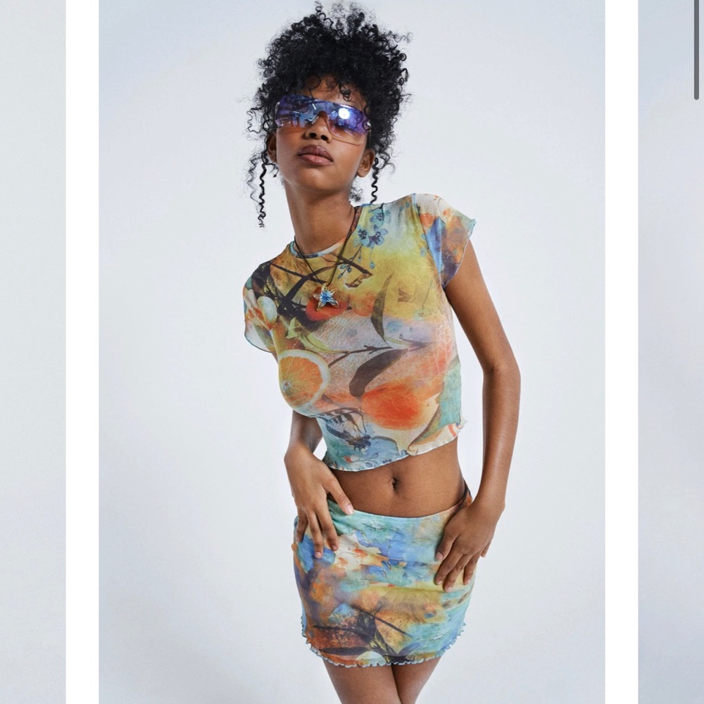 Jaded London skirt and shirt set